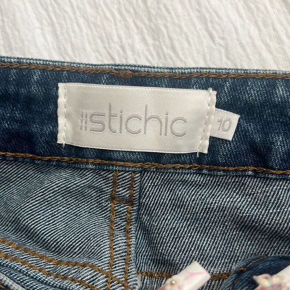 Blue baggy mom jeans, size 10 - Picture 3 of 3